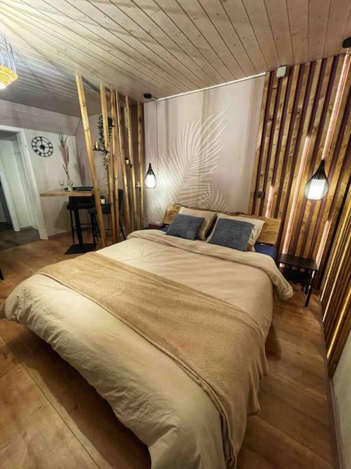L'Echo Des Bois - Studio Cocooning Avec Sauna L'Abergement Exteriör bild